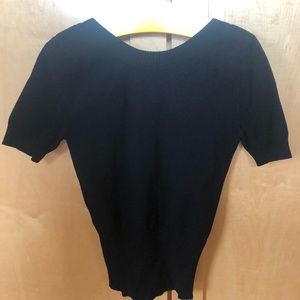 Dolce and Gabanna cropped, low back sweater